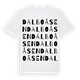 Dalboåsen ordlek t-shirt