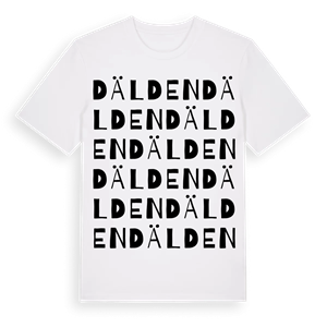 Dälden ordlek t-shirt – ekologisk bomull t-shirt från Pinshirt