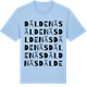 Blue Soul t-shirt med Däldenäs ordlek t-shirt