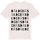 Vintage White t-shirt med Däldenäs ordlek t-shirt