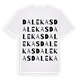 Dalekas ordlek t-shirt
