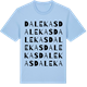 Blue Soul t-shirt med Dalekas ordlek t-shirt