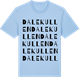 Blue Soul t-shirt med Dalekullen ordlek t-shirt