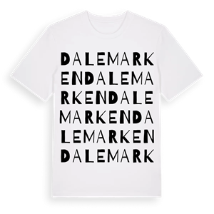 Dalemarken ordlek t-shirt – ekologisk bomull t-shirt från Pinshirt
