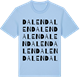 Blue Soul t-shirt med Dalen ordlek t-shirt