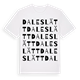 Daleslätt ordlek t-shirt
