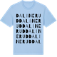 Blue Soul t-shirt med Dalinerud ordlek t-shirt
