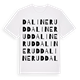 Dalinerud ordlek t-shirt