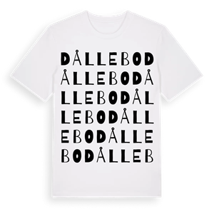 Dållebo ordlek t-shirt – ekologisk bomull t-shirt från Pinshirt