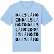 Blue Soul t-shirt med Dals Långed ordlek t-shirt