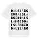 Dals Långed ordlek t-shirt