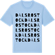 Blue Soul t-shirt med Dals Rostock ordlek t-shirt