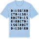 Blue Soul t-shirt med Dalsgärdet ordlek t-shirt