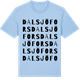Blue Soul t-shirt med Dalsjöfors ordlek t-shirt