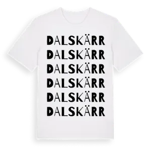 Dalskärr ordlek t-shirt – ekologisk bomull t-shirt från Pinshirt