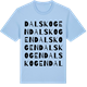 Blue Soul t-shirt med Dalskogen ordlek t-shirt