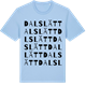 Blue Soul t-shirt med Dalslätt ordlek t-shirt