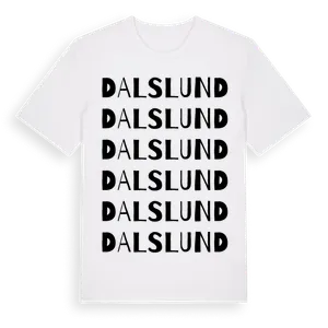 Dalslund ordlek t-shirt – ekologisk bomull t-shirt från Pinshirt
