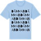 Blue Soul t-shirt med Dämman ordlek t-shirt