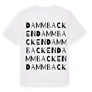 Dammbacken ordlek t-shirt – ekologisk bomull t-shirt från Pinshirt