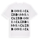 Dammbacken ordlek t-shirt