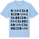 Blue Soul t-shirt med Dammeskogen ordlek t-shirt