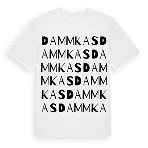Dammkas ordlek t-shirt – ekologisk bomull t-shirt från Pinshirt