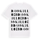 Dammkulloen ordlek t-shirt