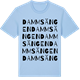 Blue Soul t-shirt med Dammsängen ordlek t-shirt