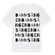 Dammsängen ordlek t-shirt