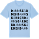 Blue Soul t-shirt med Dammsgården ordlek t-shirt