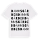 Dammsgården ordlek t-shirt
