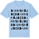 Blue Soul t-shirt med Dammshöjden ordlek t-shirt