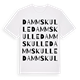 Dammskulle ordlek t-shirt