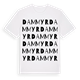 Dammyr ordlek t-shirt
