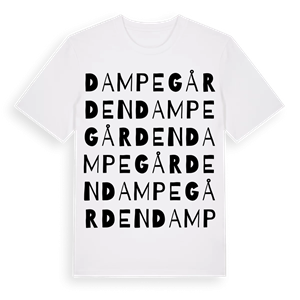 Dampegården ordlek t-shirt – ekologisk bomull t-shirt från Pinshirt