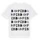 Dampen ordlek t-shirt