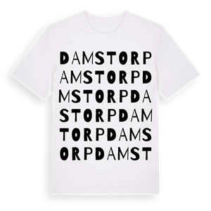 Damstorp ordlek t-shirt – ekologisk bomull t-shirt från Pinshirt