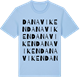 Blue Soul t-shirt med Danaviken ordlek t-shirt
