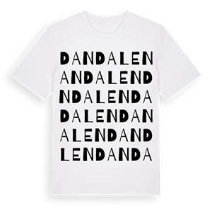 Dandalen ordlek t-shirt – ekologisk bomull t-shirt från Pinshirt