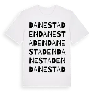 Danestaden ordlek t-shirt – ekologisk bomull t-shirt från Pinshirt