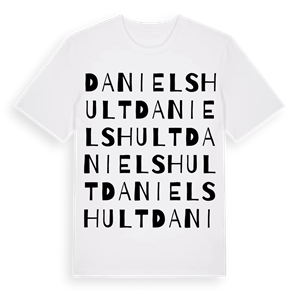 Danielshult ordlek t-shirt – ekologisk bomull t-shirt från Pinshirt