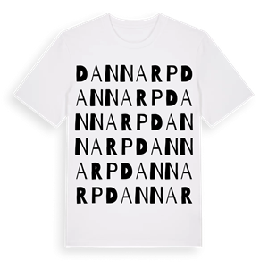 Dannarp ordlek t-shirt – ekologisk bomull t-shirt från Pinshirt