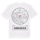 White t-shirt med Dannebacken t-shirt