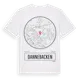 White t-shirt med Dannebacken t-shirt