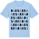 Blue Soul t-shirt med Dansarna ordlek t-shirt