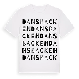 Dansbacken ordlek t-shirt – ekologisk bomull t-shirt från Pinshirt