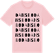 Pink Cotton t-shirt med Dansbo ordlek t-shirt