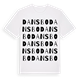 White t-shirt med Dansbo ordlek t-shirt