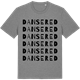 Mid Heather Gray t-shirt med Dansered ordlek t-shirt